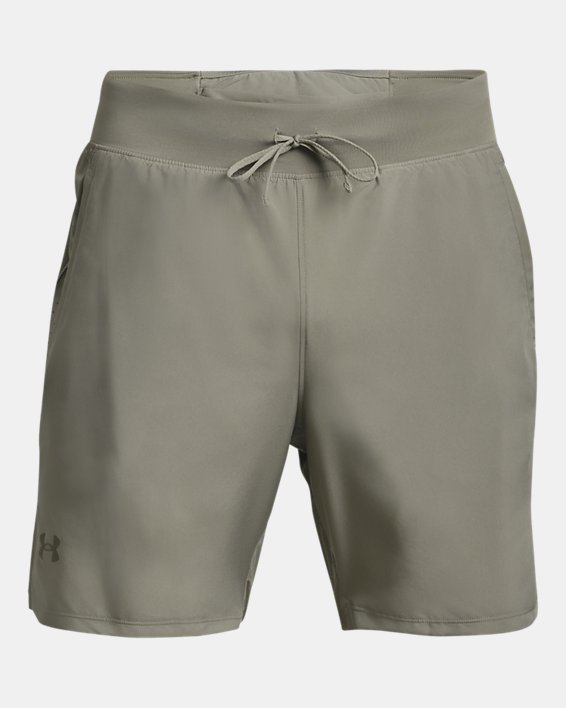 Men's UA Launch Elite 2-in-1 7'' Shorts in Green image number 5